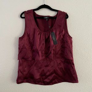 NWT Talbots Red Top, Size 8 Petite